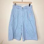 Anthropologie NEW NWT Anthro Pilcro Mina Pleated High-Rise Wide-Leg Culotte Shorts‎ Size 29 Photo 3