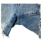 AGOLDE  Parker Long Denim Shorts Women’s Size 30 Swapmeet Distressed High Rise Photo 3
