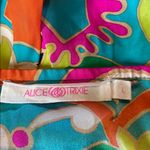 Alice & Trixie  Silk Halter Neck Adjustable Strap Bright Bold Slip Dress  LARGE Photo 9