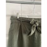 Joie  Women's Green Paperbag Waist Linen Pants Size Large NEW Comfort Casual Photo 1