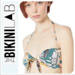 The Bikini Lab  | Bandeau, Tropical Oasis Dark Teal Photo 1
