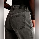 Abercrombie & Fitch Abercrombie Dark Grey The Loose High Rise Women’s Jeans Relaxed Fit Size 32/12 Photo 9