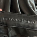 American Eagle  outfitters black faux leather curvy classic bootcut jeans 28 short Photo 4