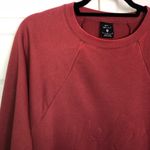 Nike Maroon  Embossed Crop Sweatshirt Size M Photo 3