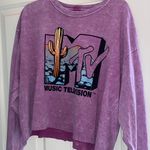 MTV Brand MTV Long-Sleeve Cropped Shirt Photo 0