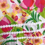 Lilly Pulitzer  Roslyn Pink Yellow Mini Pencil Skirt Sz 6 Photo 6