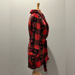 PINK - Victoria's Secret Pink Victoria Secret Red and Black dog logo soft plush robe size XS/S Photo 2