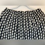 Madewell  100% Silk Stretch Waistband Island Skirt‎ in Bloomstamp Black Size S Photo 5