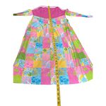 Lilly Pulitzer  Patchwork Floral Back Tie Dress Sz. 4 Vintage White Label Photo 6