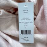 French Connection Cowl Neck Sweater Tunic Long Sleeve Blush Pink Babysoft Large Photo 4