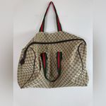 Gucci GG Canvas Monogram Web Collection Duffel Bag Travel Weekender $2500 Photo 1