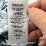 Lauren Ralph Lauren Womens Floral Stretch Jersey Tee Dress Blue White Medium NEW Photo 9