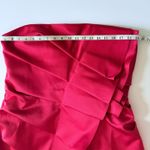 A.L.C. Talita Strapless Satin Ruffle Mini Dress Hot Pink Sz 14 Cocktail Party Photo 14