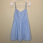 Lucca Couture Blue & white striped dress...sweetheart neckline Photo 1