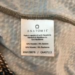 Anatomie Printed Marine Dress in Reptile Plaid Green Brown Faux Wrap Size XS Photo 6