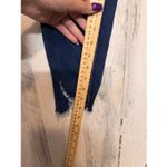 Flying Angel High Rise Distressed Skinny Jeans Dark Wash Button Fly – Size 9 Blue Photo 4