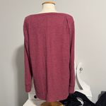 Sonoma  Burgundy Knit Sweater Photo 2