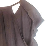 Fabletics Women's Black Whitney Open Shoulder Back Short Sleeve Athletic Shirt Photo 10