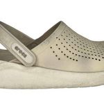 Crocs Lite Ride Clogs Comfort Slip On Sandal Unisex White Mens 6 Womens 7 Photo 0