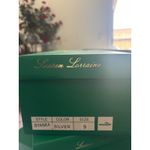 Lauren Lorraine , silver sandals, delicate beaded front. Size 9 NEW WITH TAGS Photo 10