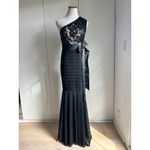 Cache Vintage 90s Caché One-Shoulder Black Formal Gown SZ 2 Elegant Evening Dress Photo 1