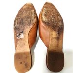 Madewell Remi Flat English Saddle Tan Flat Mules, sz 6 Photo 4