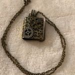 Unique gear medal book necklace, one of the kind Photo 8