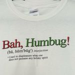 Gildan Bah Humbug A Christmas Carol Milwaukee Pabst White Short Sleeve Tee Shirt Photo 2