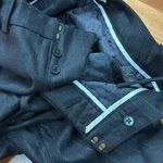 Zadig & Voltaire  Black wool gold striped lined pants 34 Cm Photo 8