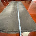 joe's jeans Joe's Faye Jean Maxi Skirt Sz 26 Black Faded Denim Photo 3