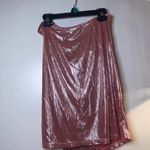 Pretty Little Thing Metallic Wrap Mini Skirt Photo 4