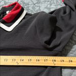 Madison Leigh  size 4 black red collared baby doll dress zips up back NWT dressy Photo 3