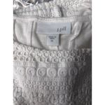 J.Jill  Womens Tunic Blouse Size XL‎ White Crochet Fully Lined Soft Coastal Boho Photo 13