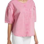 Chloé Juicy Bubblegum Pink Denim Tunic Blouse Photo 7