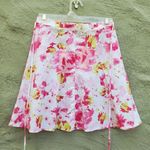 Handmade Floral Black Skirt Pink Size XS Photo 2