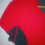 FILA  Performance M Running Short Sleeved Mesh Insert Floral Design Top Photo 3