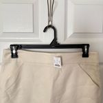 J.Crew  Beige The Pencil‎ Skirt Classic 2 Front Pockets Cotton NWT Size 10 Photo 2