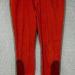 Paige  womens heans 29 burnt orange skinny ankle zip saddle patch stretch‎ boho Photo 0