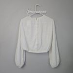 & Other Stories & OTHER STORIES Textured Voluminous Sleeve Blouse Photo 4