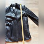 DERO by Rocco D’Amelio Black Genuine Leather Blazer Jacket Women’s Size M Size M Photo 10