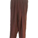 American Eagle brown/grays striped pants side pockets size small petite Photo 2