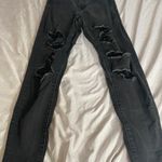 American Eagle next level stretch black ripped  curvy hi rise jegging Photo 1