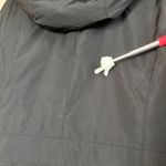 Ralph Lauren Lauren‎  Black Hooded Sherpa Lined Zipper Snap Closure Large Jacket Photo 9