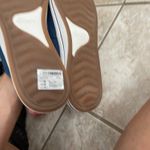 Clarks Cloudsteppers Denim Mule Sneakers Women's Size 10 Casual Shoes Photo 4