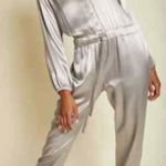 Nation Ltd  Salma Jumpsuit Silver Gray Women's Size Medium Photo 0