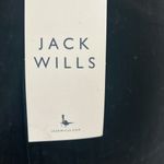 Jack Wills  black denim skirt with full length zipper in size 6 Photo 8