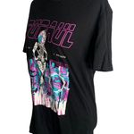 H&M Rupaul Glamazon Crewneck T Shirt XS Black Short Sleeve Graphic Cotton Drag Photo 3