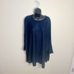 Mer Sea Catalina Sweater Crewneck Oversized Boxy Lagenlook Navy One Size Blue Size undefined Photo 8