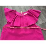 Ted Baker London Clarees Ruffle Neck Dress Hot Pink Ruffle Neck Photo 3