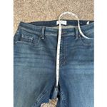 Lane Bryant  Signature Fit Mid Rise Straight Leg Jeans 16L Dark Wash Blue Denim Photo 7